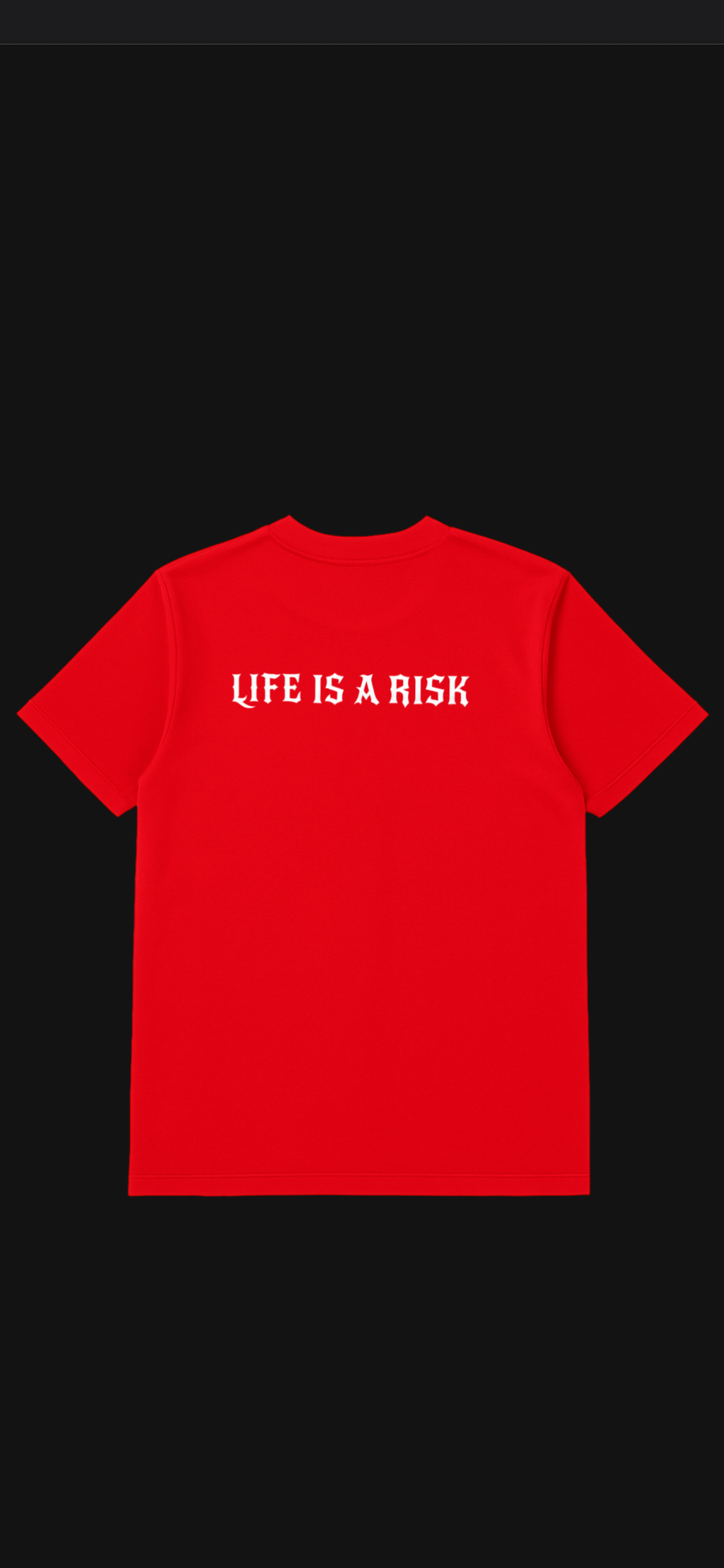 Camisa “Life is a Risk” – FirstClassClothing (Edición Exclusiva)