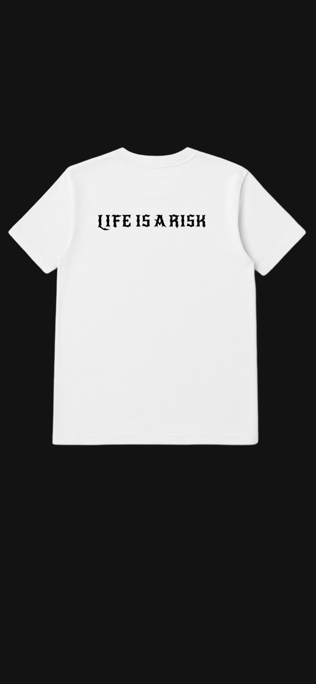 Camisa “Life is a Risk” – FirstClassClothing (Edición Exclusiva)