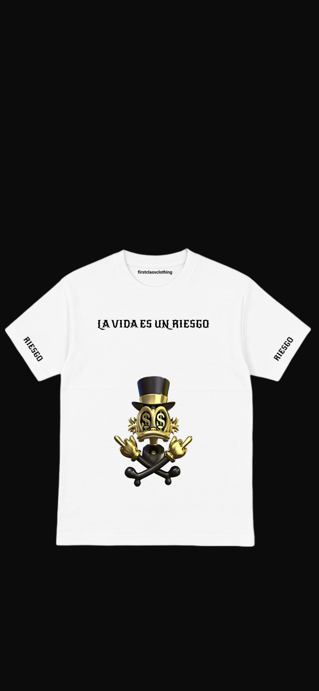 Camisa “Life is a Risk” – FirstClassClothing (Edición Exclusiva)